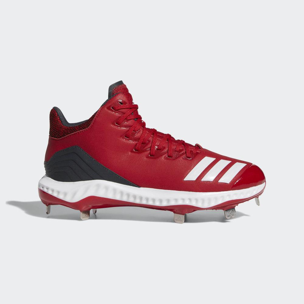 Tenisi Adidas Icon Bounce Mid Barbati Romania - Rosii/Albi/Gri Inchis CG5178
